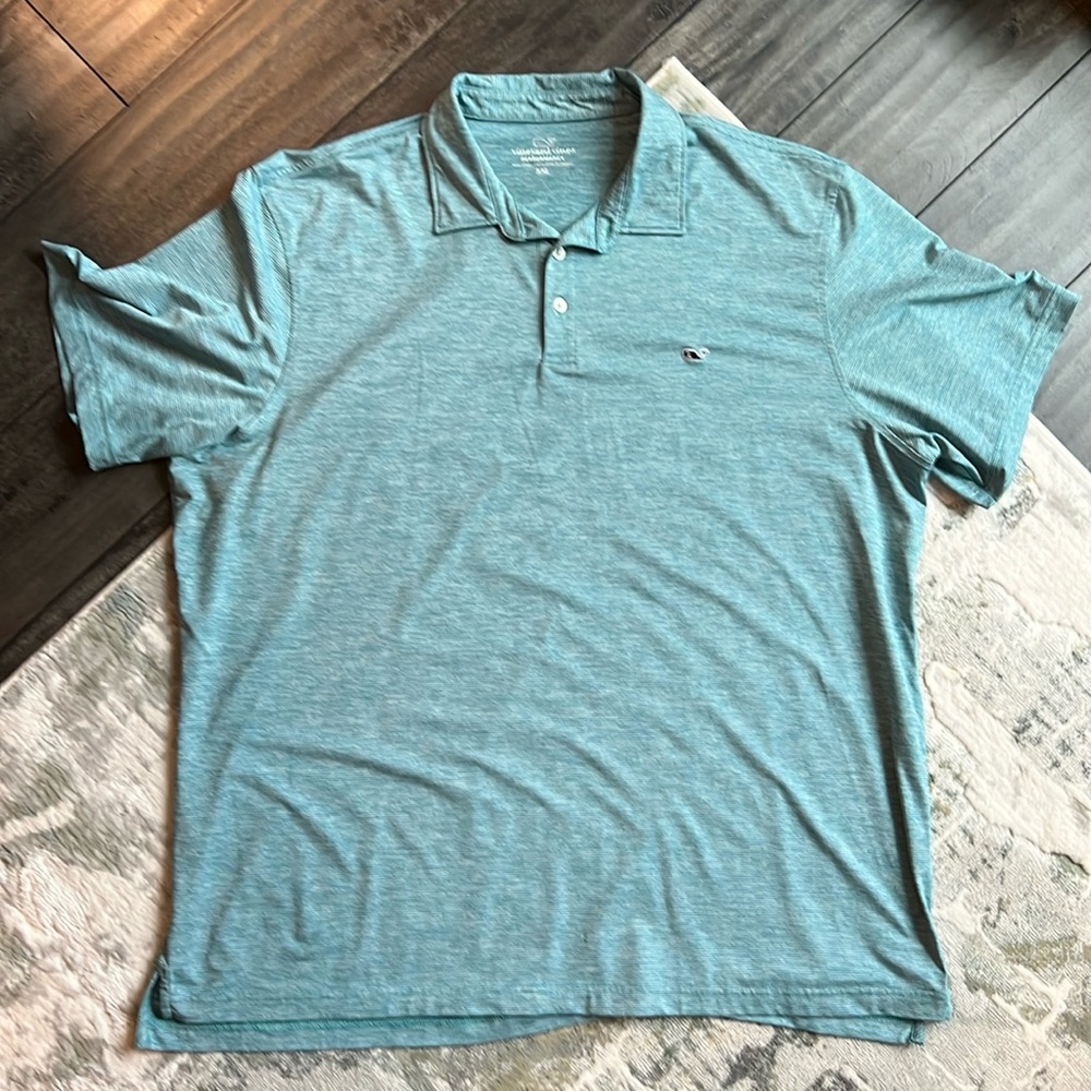 Vineyard Vines Performance Polo - St. Jean Stripe, 2XL